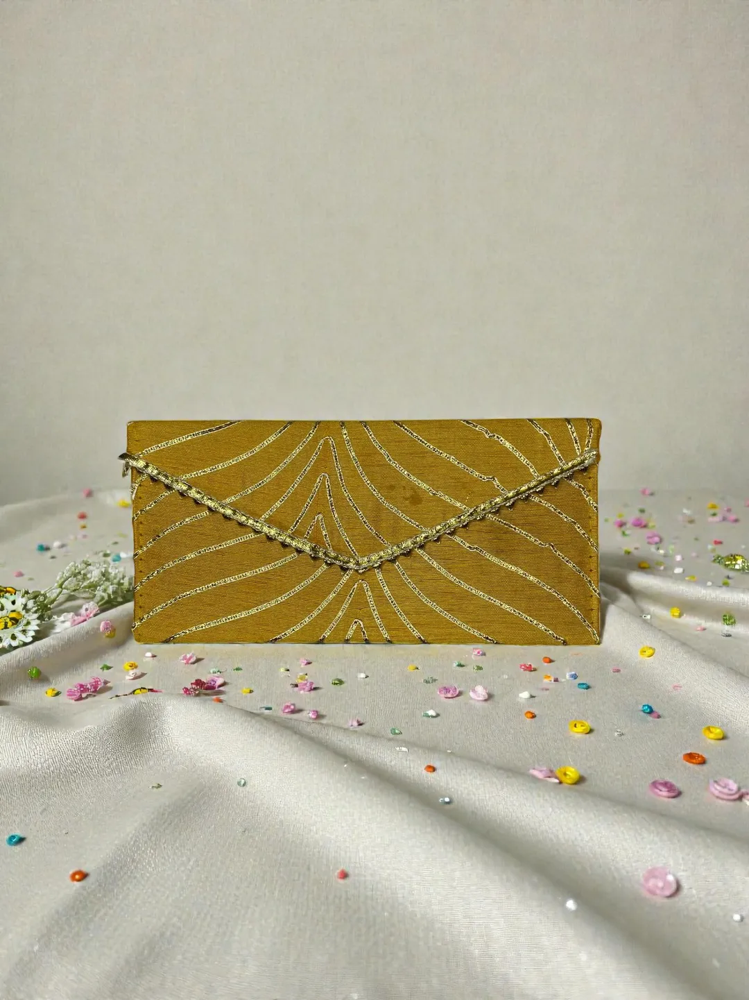 Yellow Zarika Cash Envelope