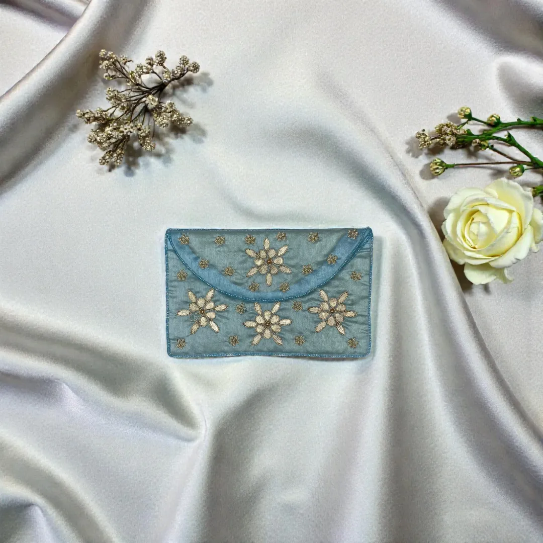 Blue Mallika Pouch