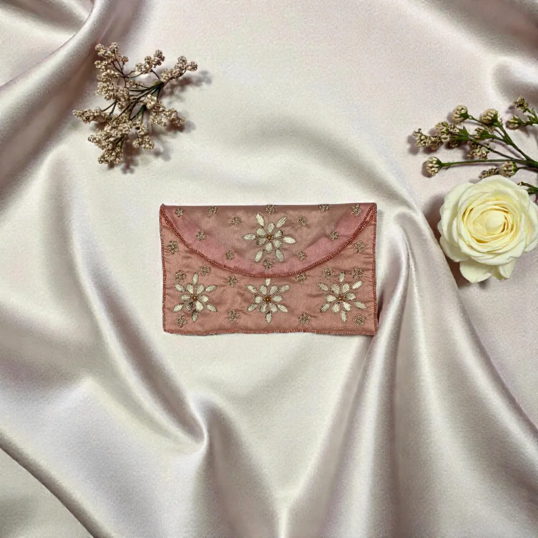 Peach Mallika Pouch