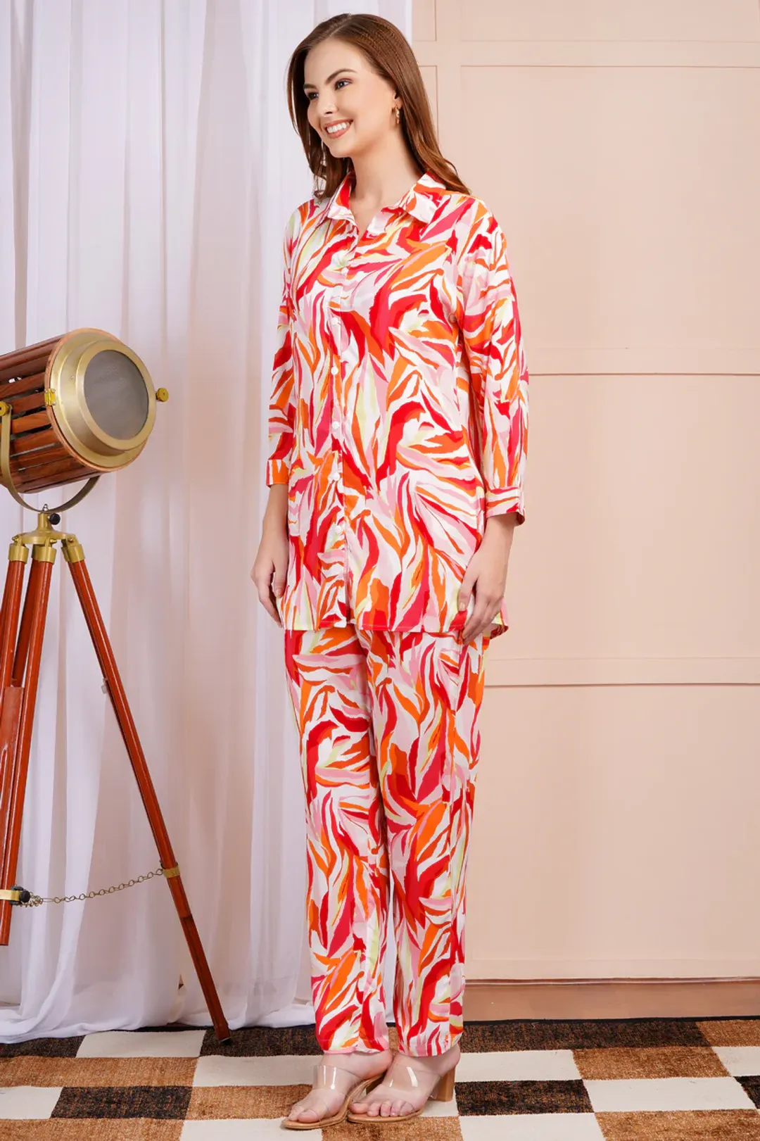 Tropical Blaze Co-ord Set