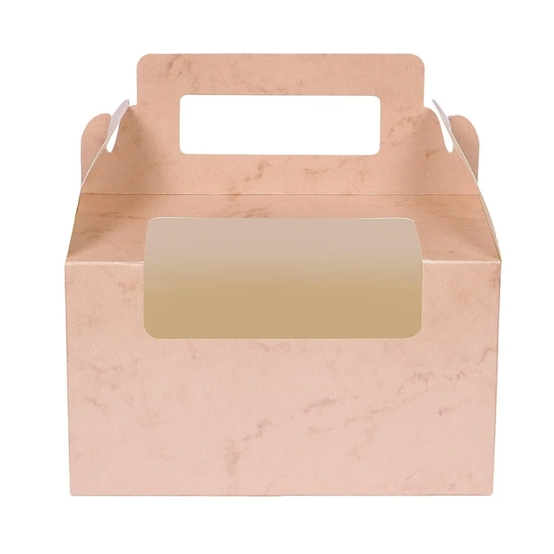 Mettalic textured Cake Box(Pack Of 10)