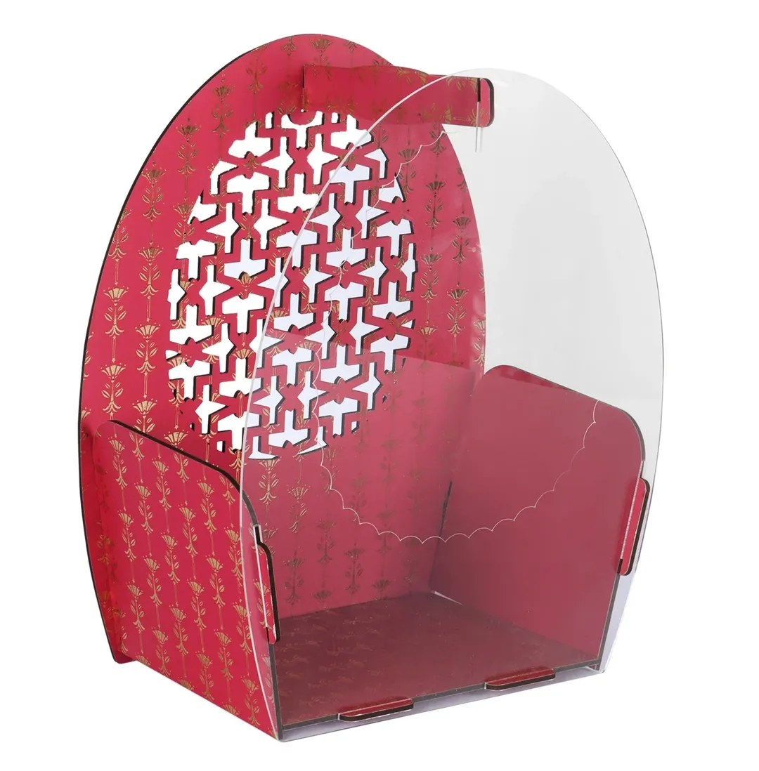 Laser Cut MDF Hamper