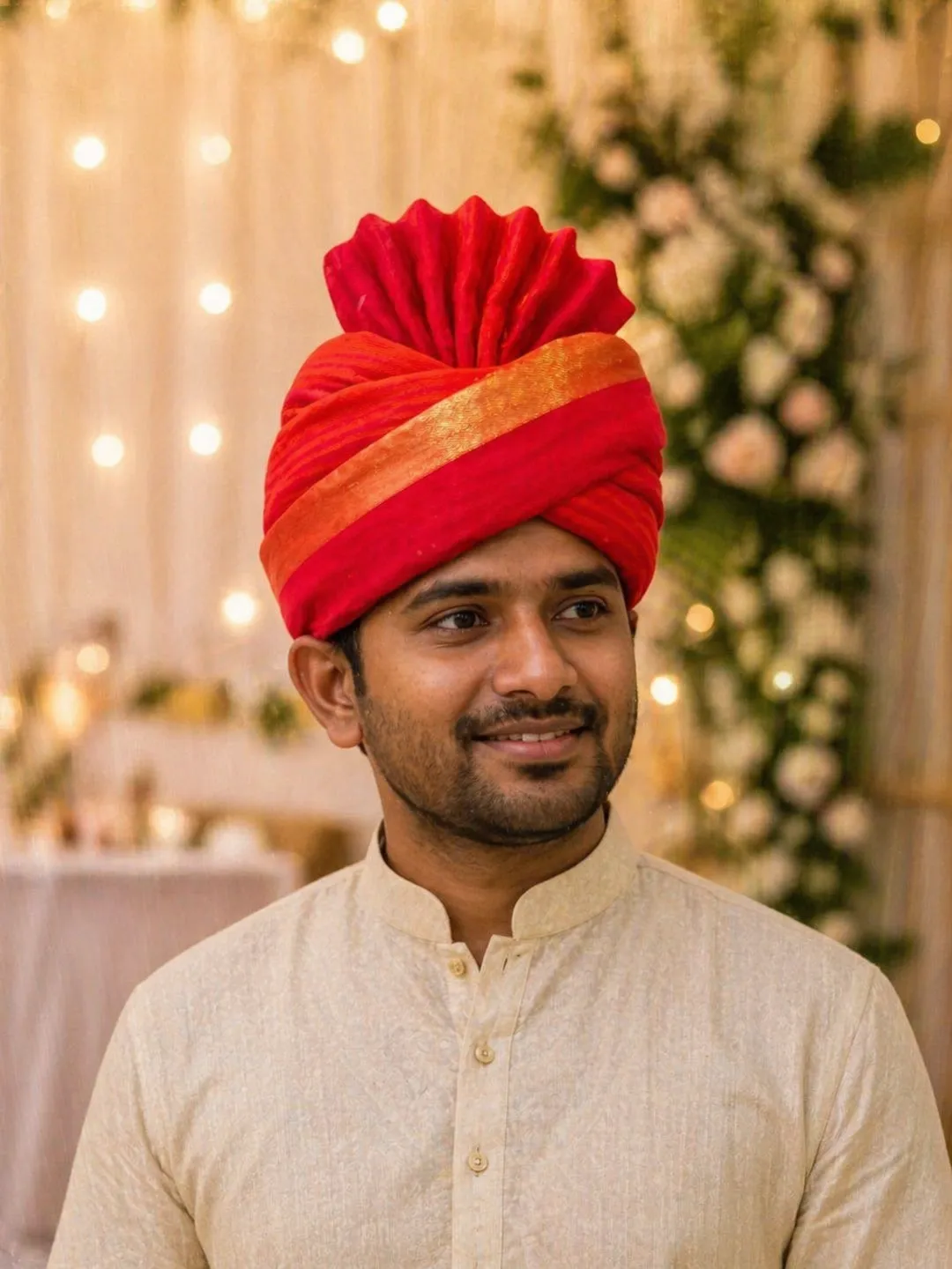 Royal Flame Wedding Pagdi
