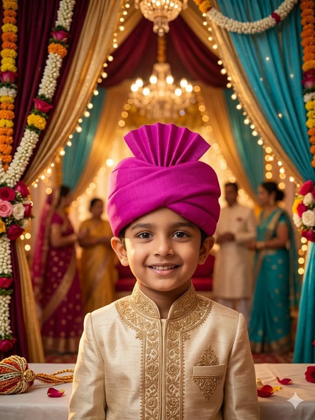 Rani Pink Festive Sarbala Pagdi