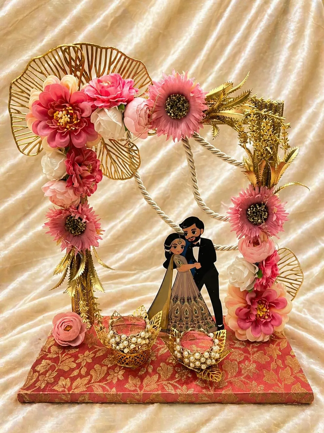 Blush Gold Couple Harmony Platter