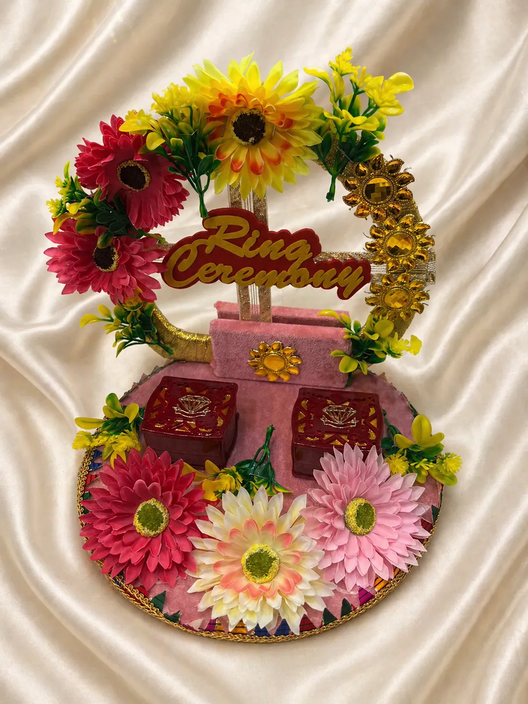 Sunflower Bliss Ring Platter