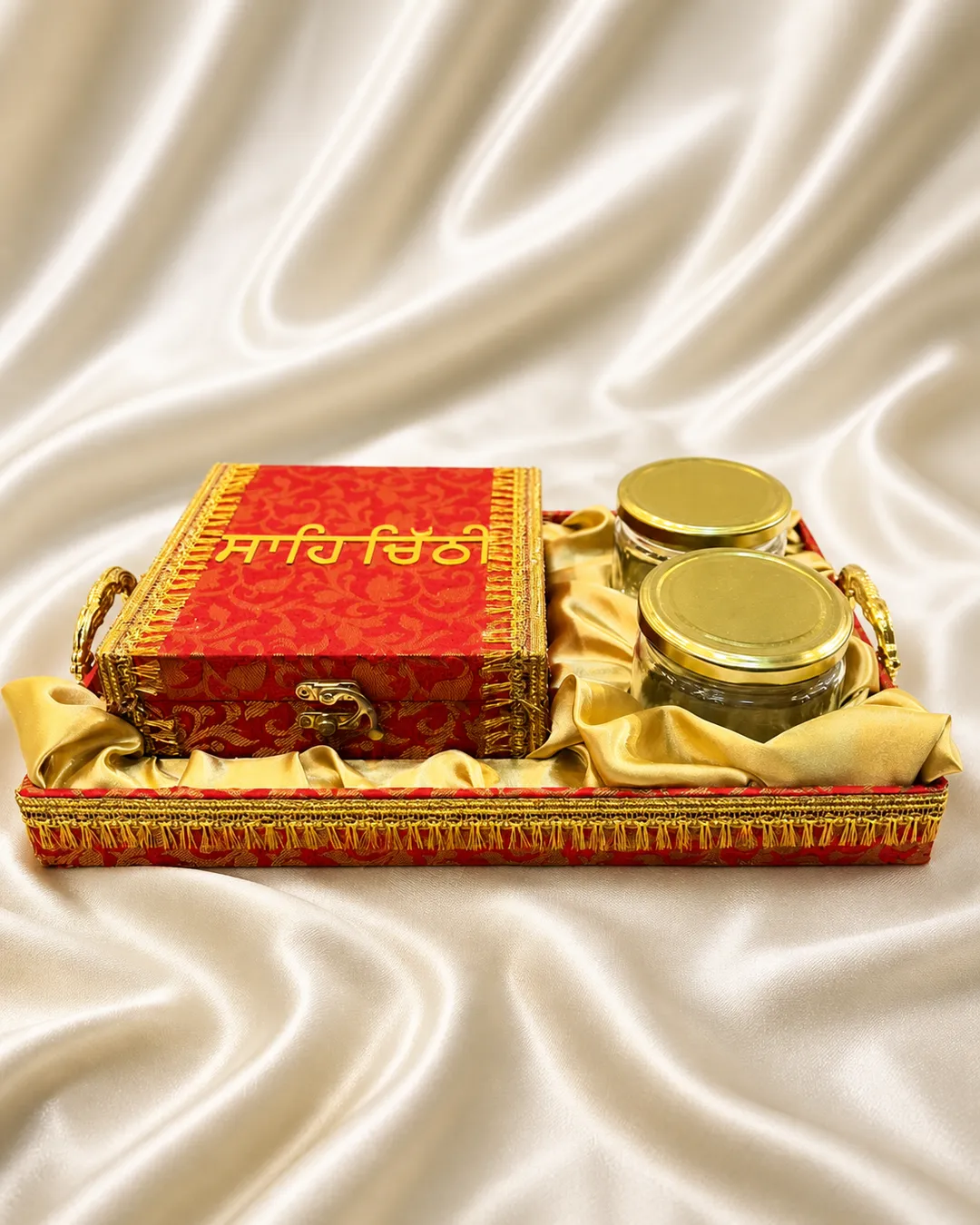 Premium Wedding Sahi Chithi Gift Tray Set