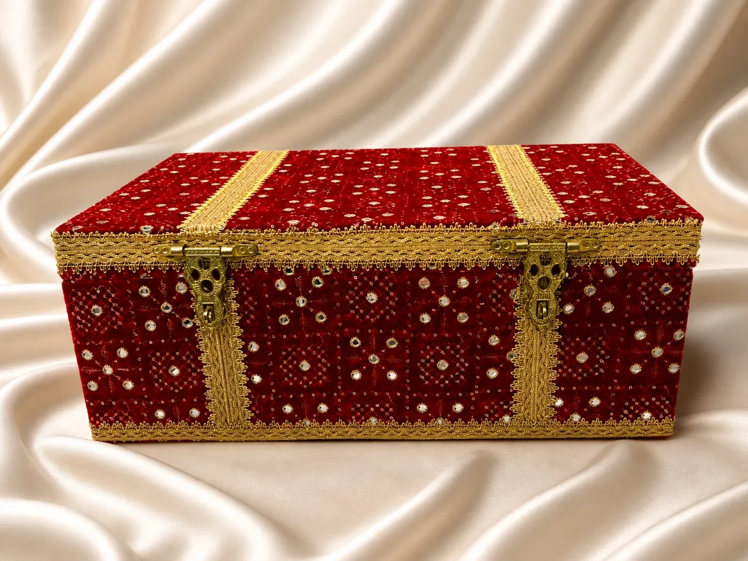 Royal Velvet Bridal Storage Box
