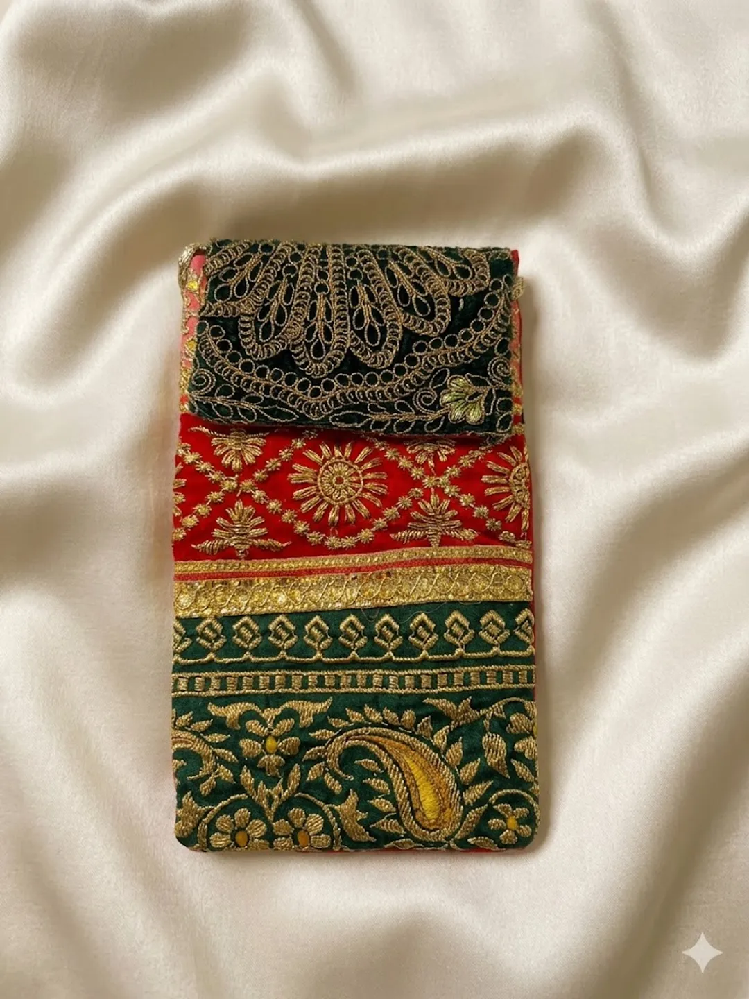 Zari Patchwork Mobile Sleeve