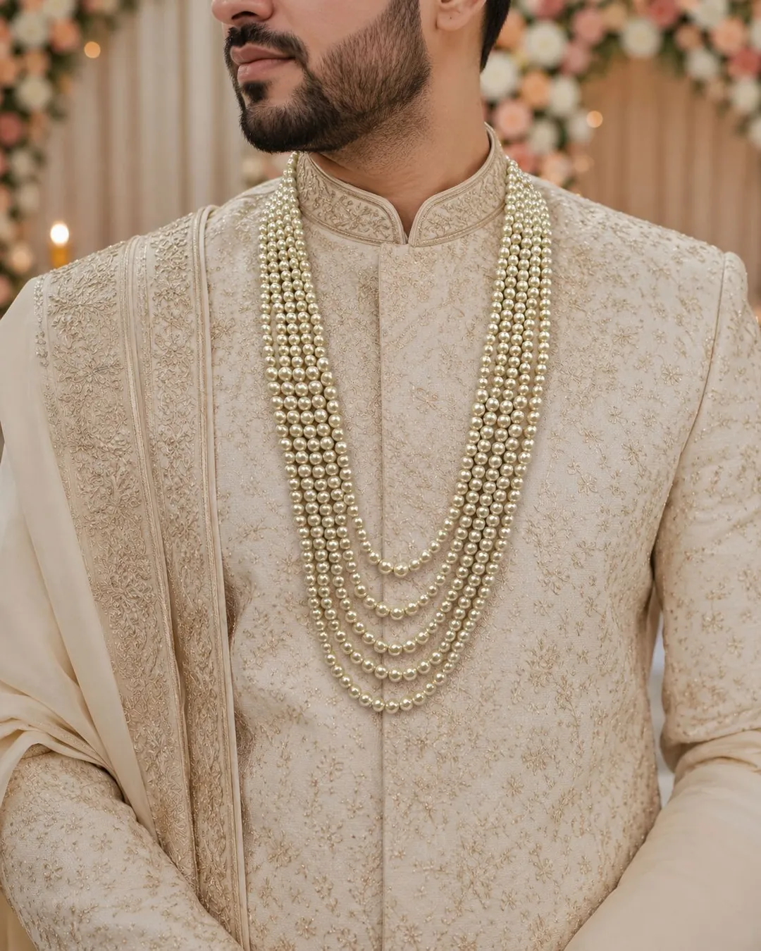 Classic Pearl Groom Mala