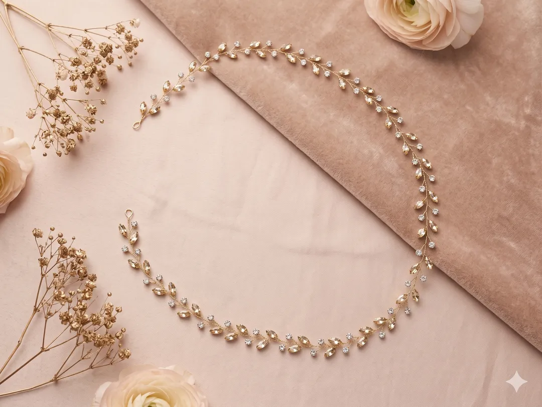 Pink Vine Hair Charm