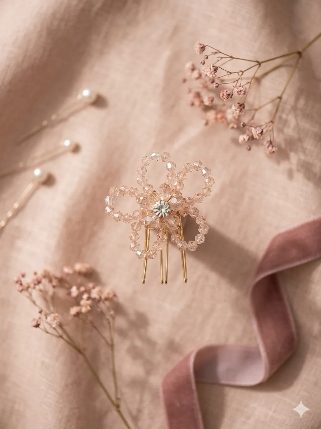 Pink Crystal Bloom (pack of 5)