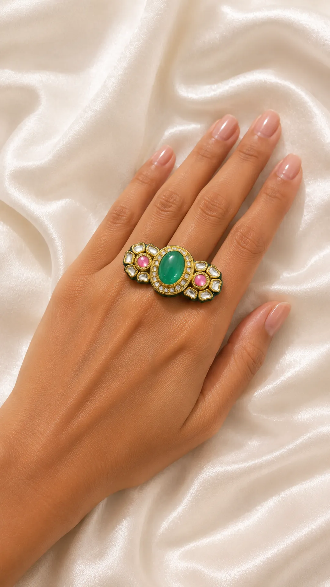 Emerald Royale Statement Ring