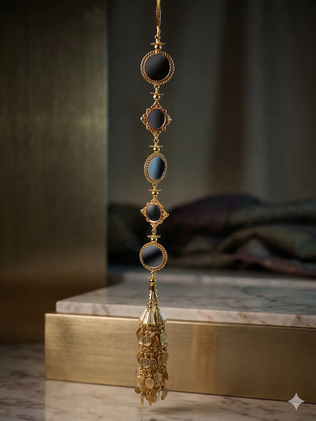 Royal Mirror Coin Tassel