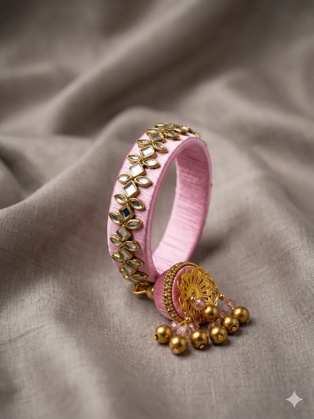 Pink Punjabi Jhumki Bangle