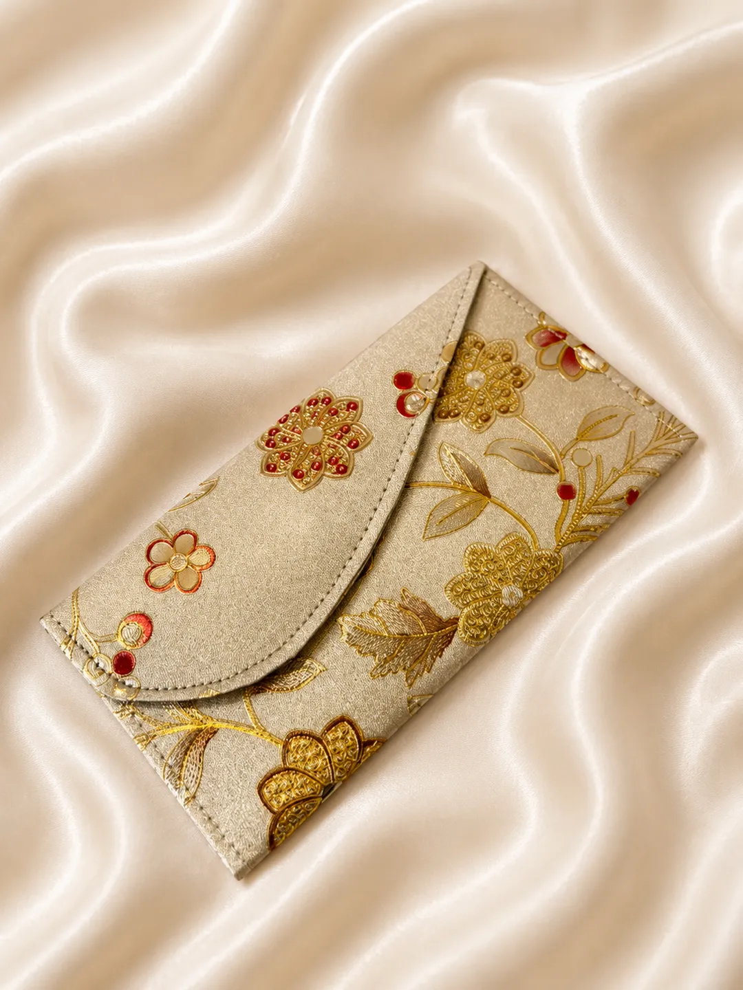 Golden Bloom Heritage Shagun Envelope