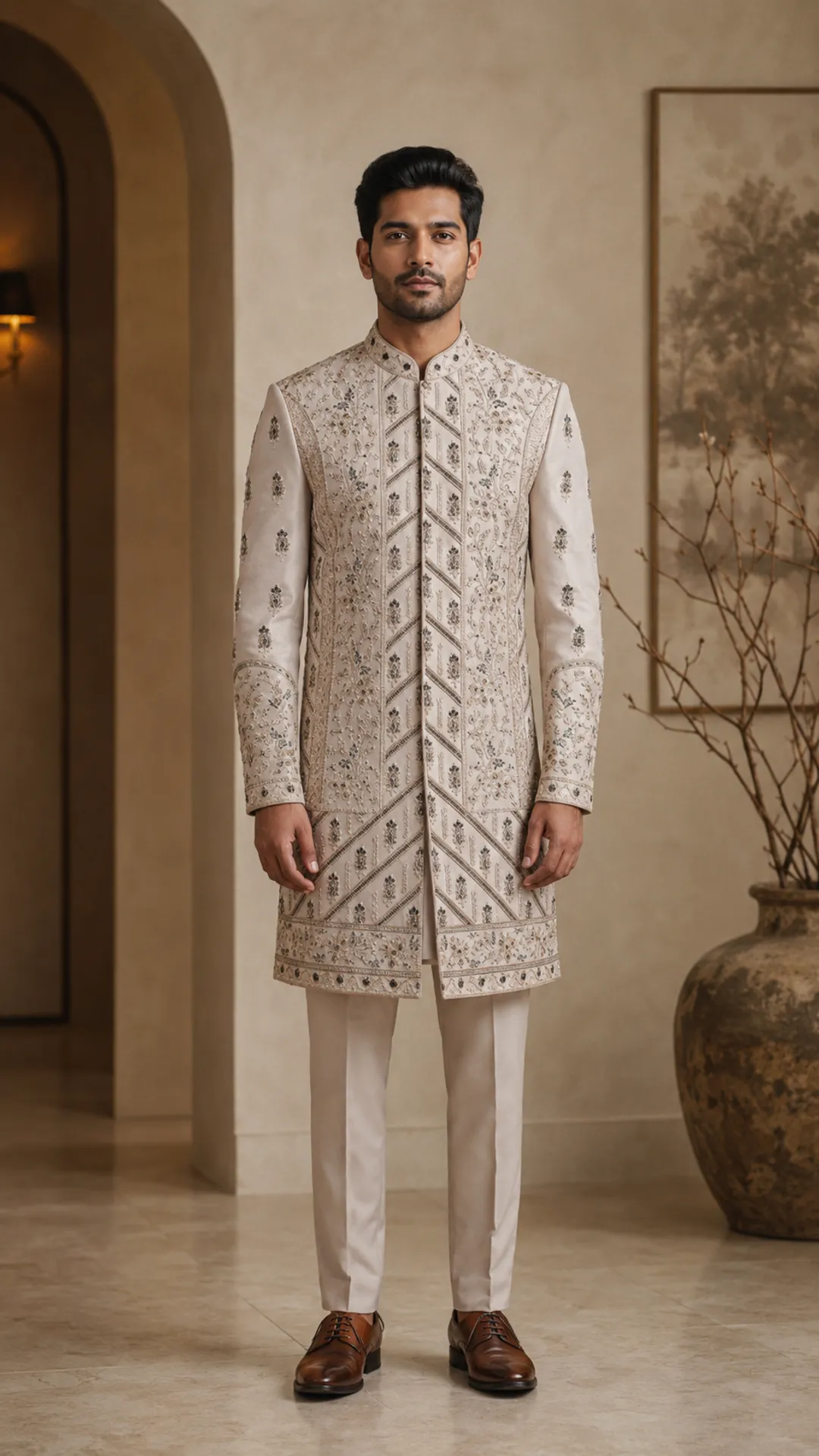 Ivory Heirloom Sherwani