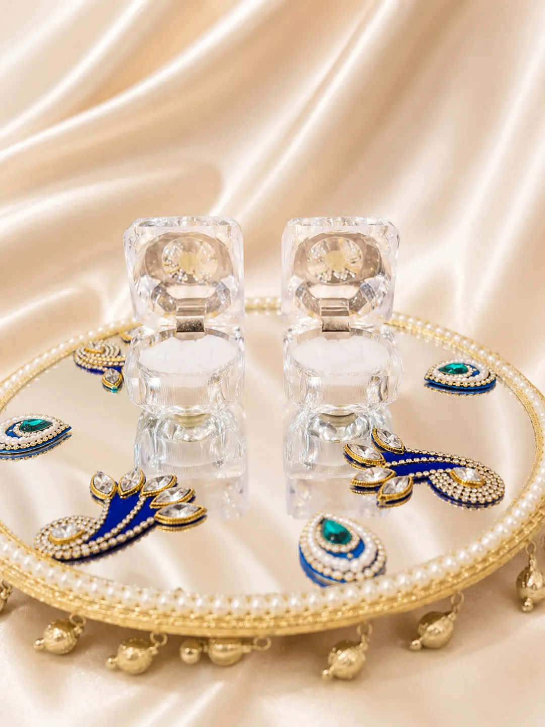 Wedding Ring Showcase Platter
