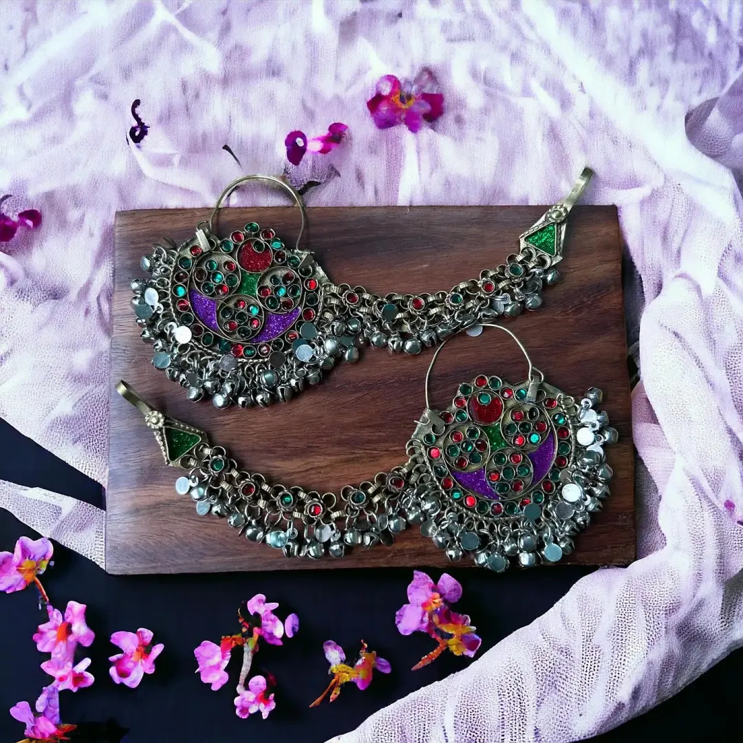 “चाँदनी बाली ” Handmade Afghani Earrings