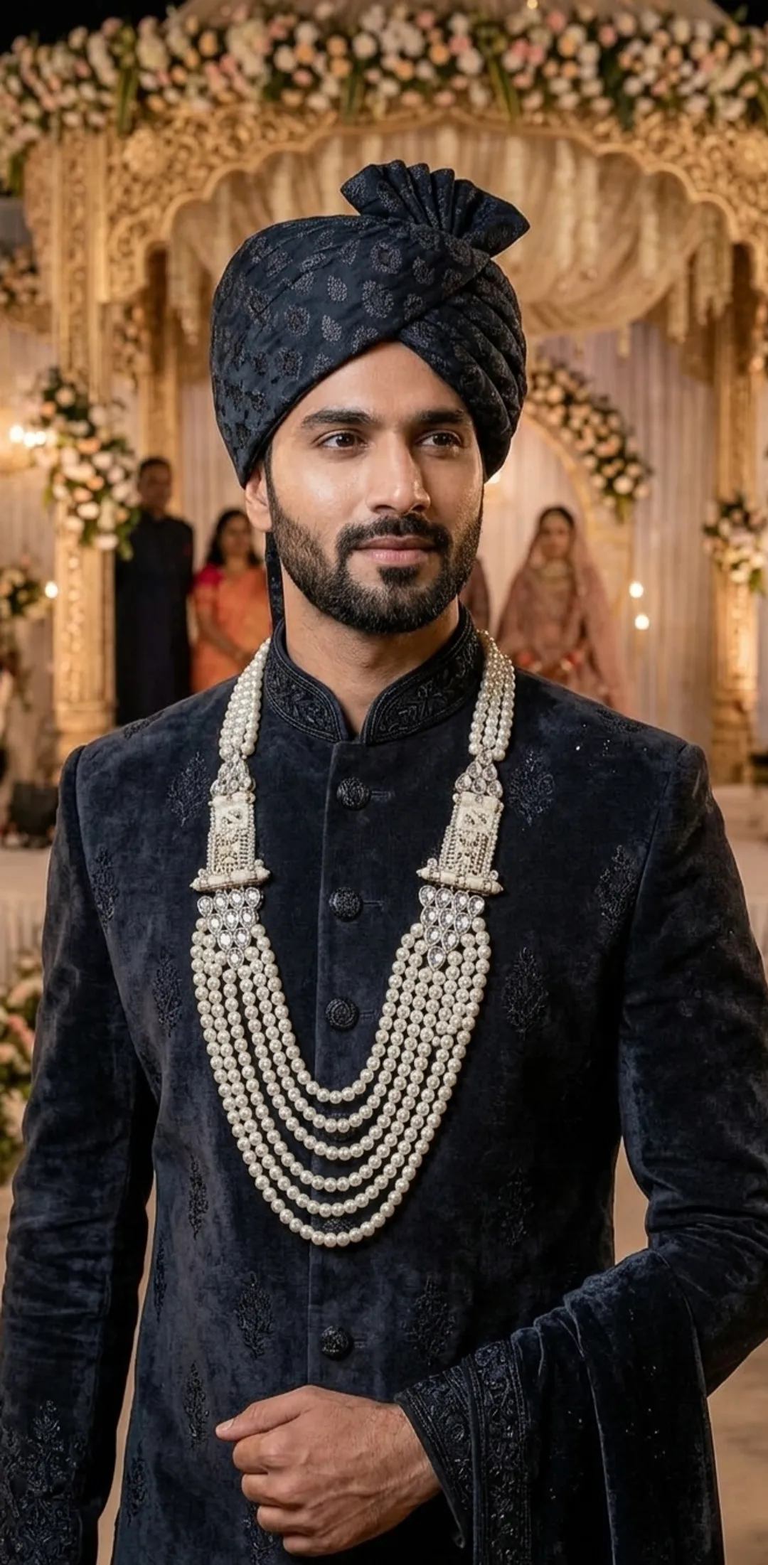Vintage Pearl Groom Mala