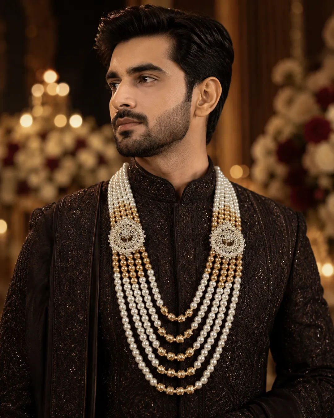 Royal Pearl Groom Mala
