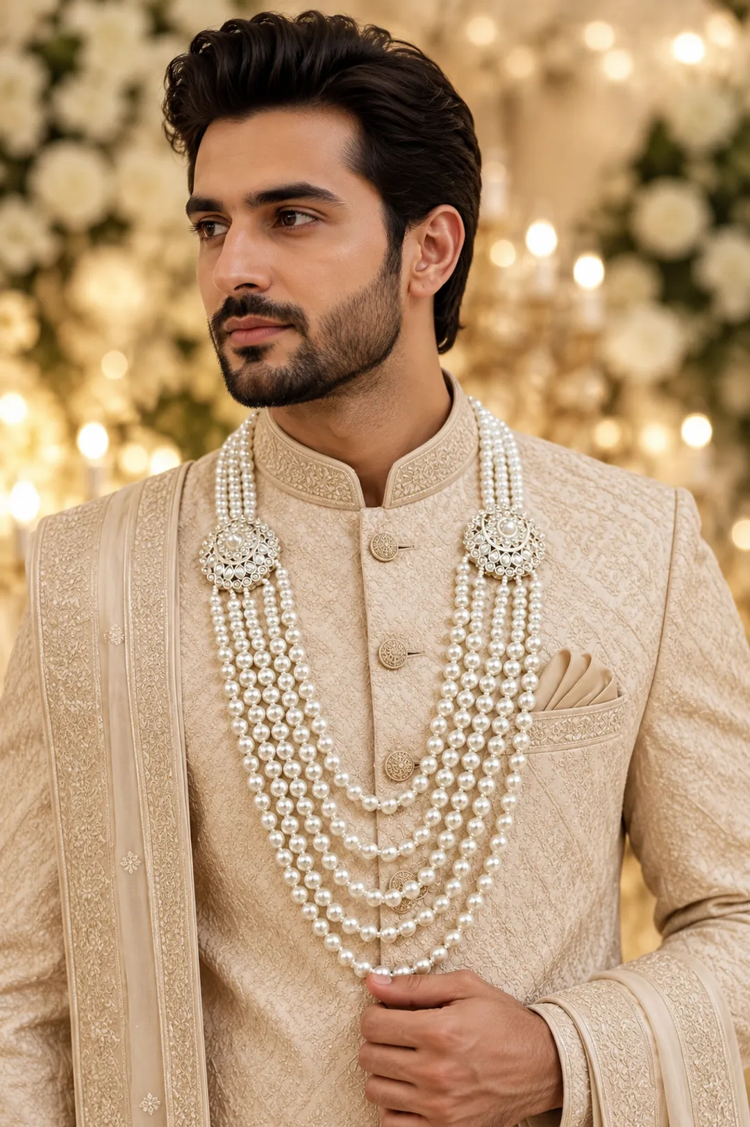 Regal Five-Layer Pearl Mala
