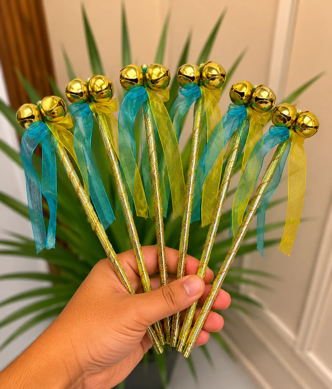 Blue Heritage Ghungroo Stick (Pack of 10)