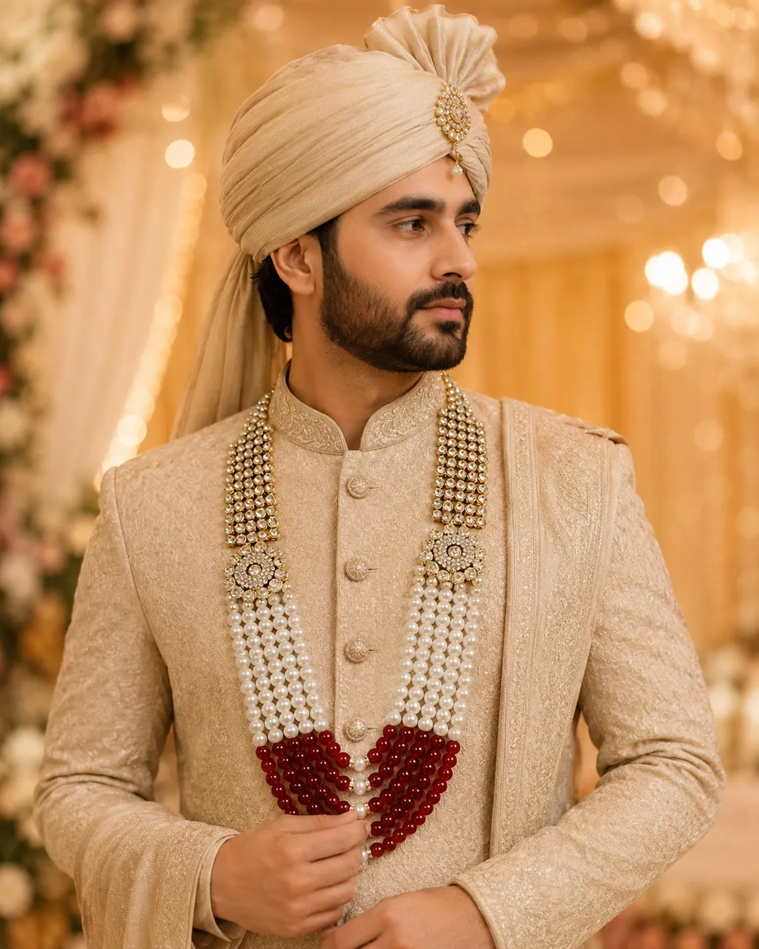 Regal Indian Statement Necklace