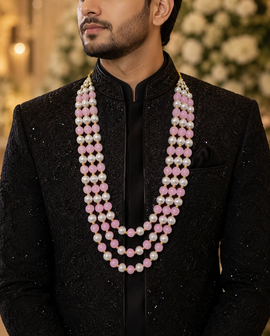 Pink Maharaja Wedding Mala