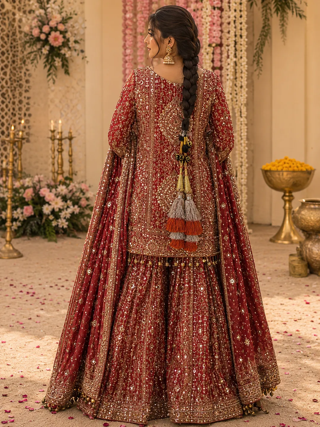 Multicolored Tassel Parandi