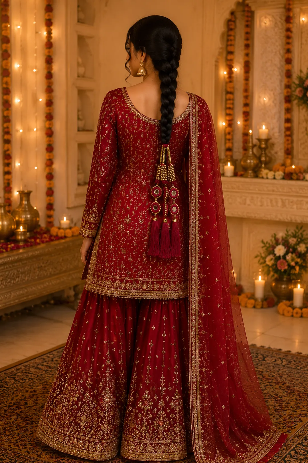 Red tassel Parandi