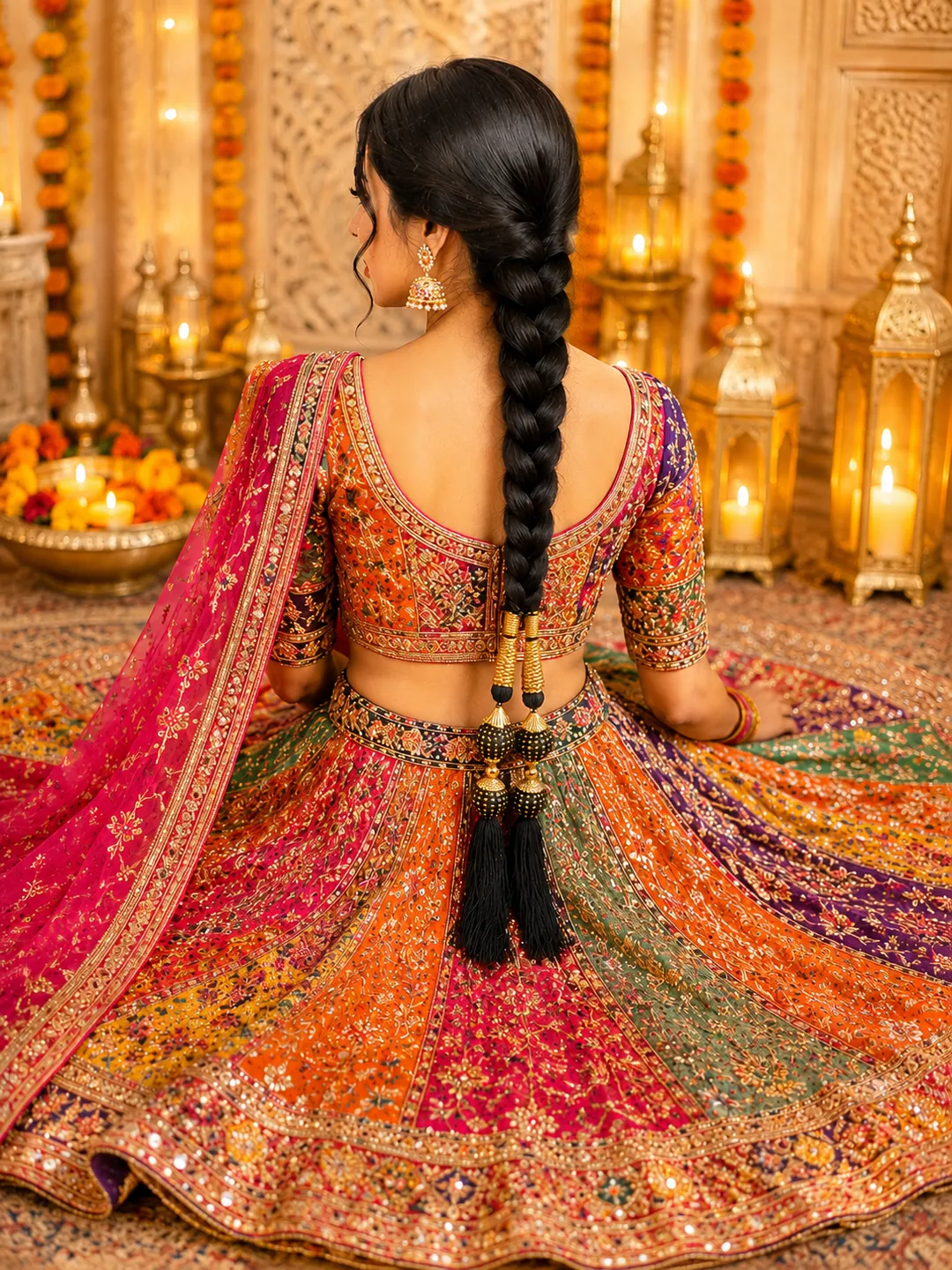 Midnight Noir Tassel Parandi
