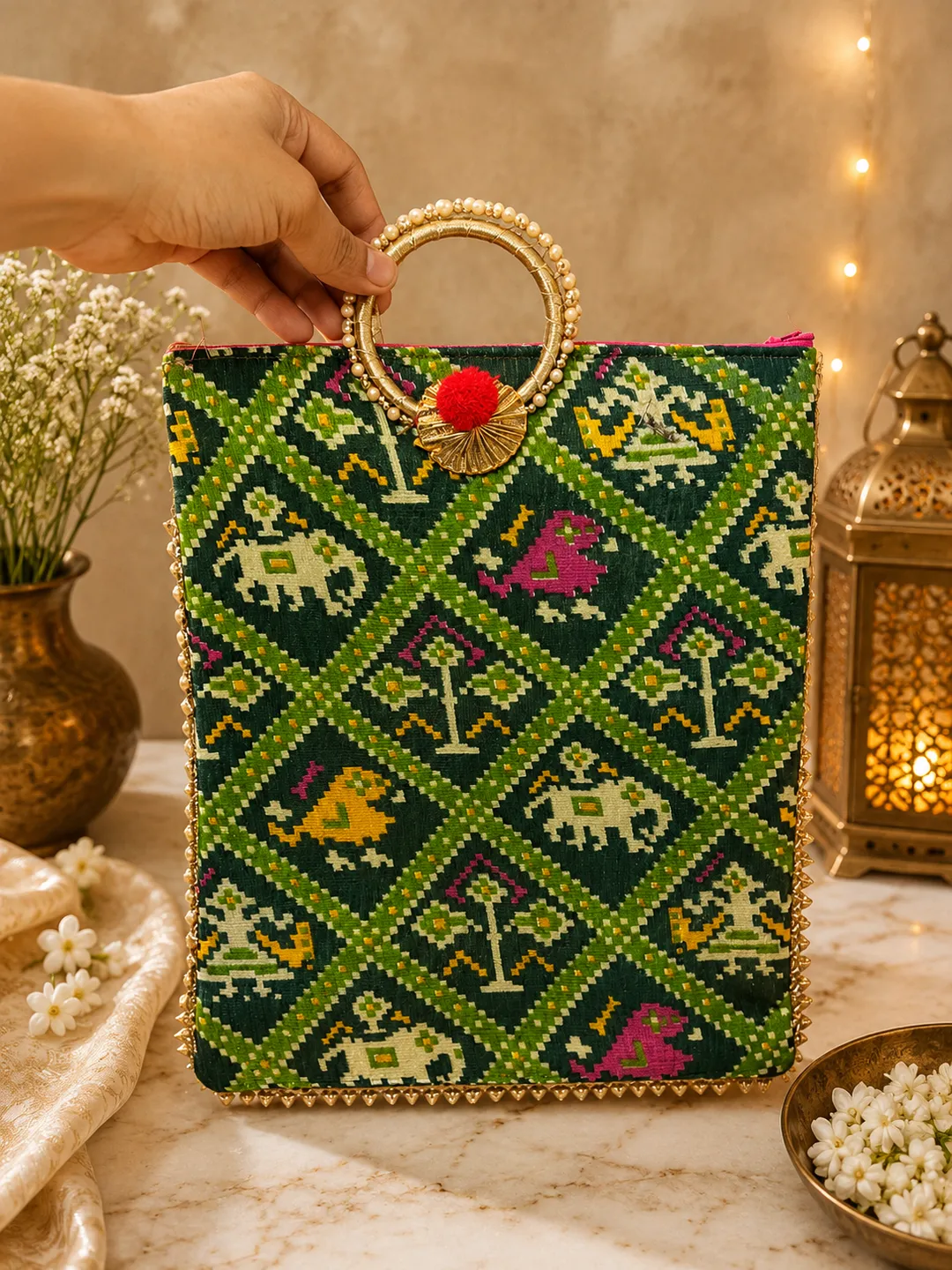 Green Royale Tote