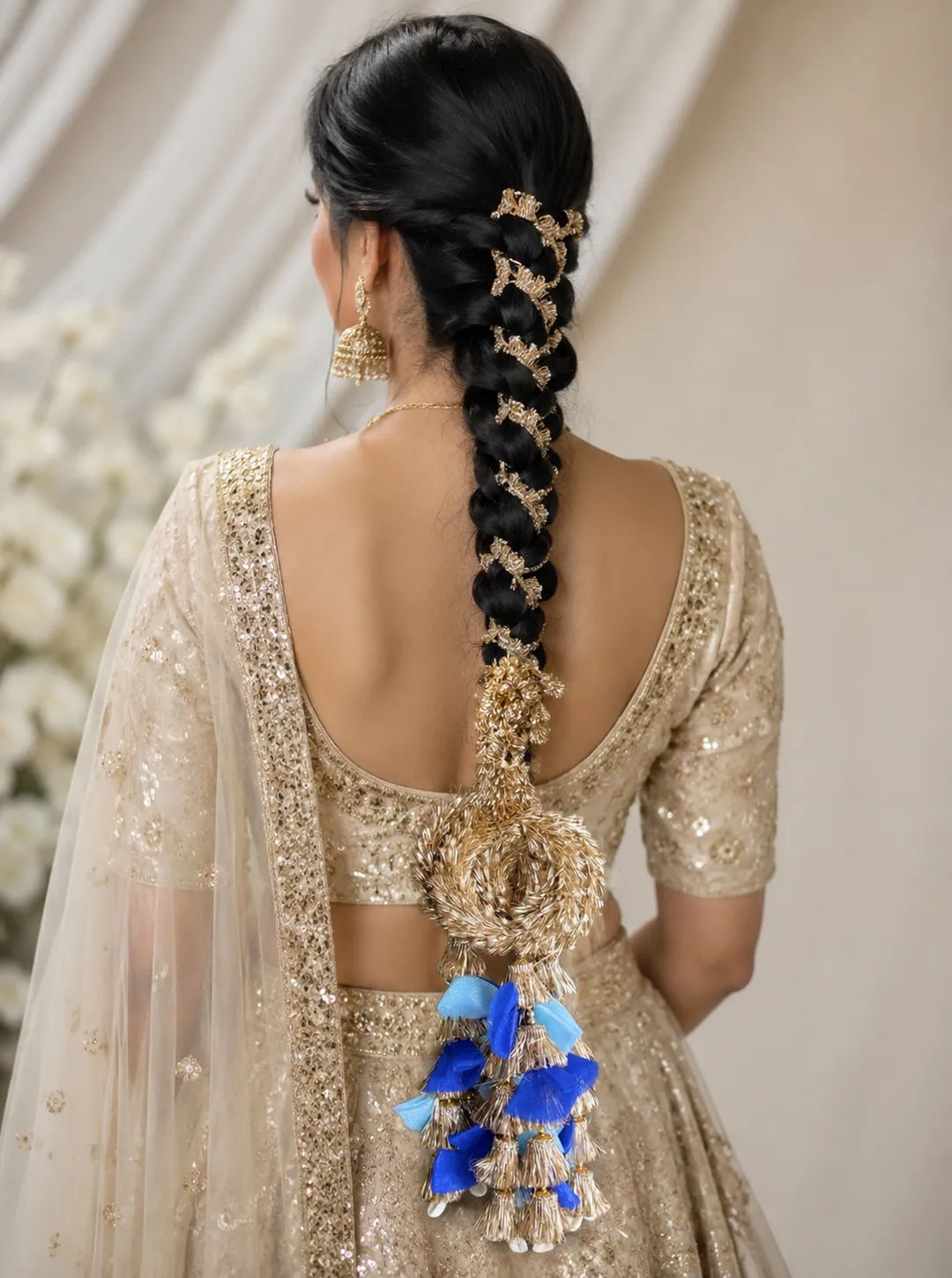 Royal Blue Tassel Parandi