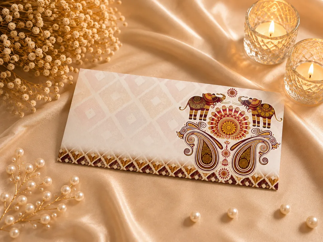 Elegant Blossom Envelope (Pack Of 10)
