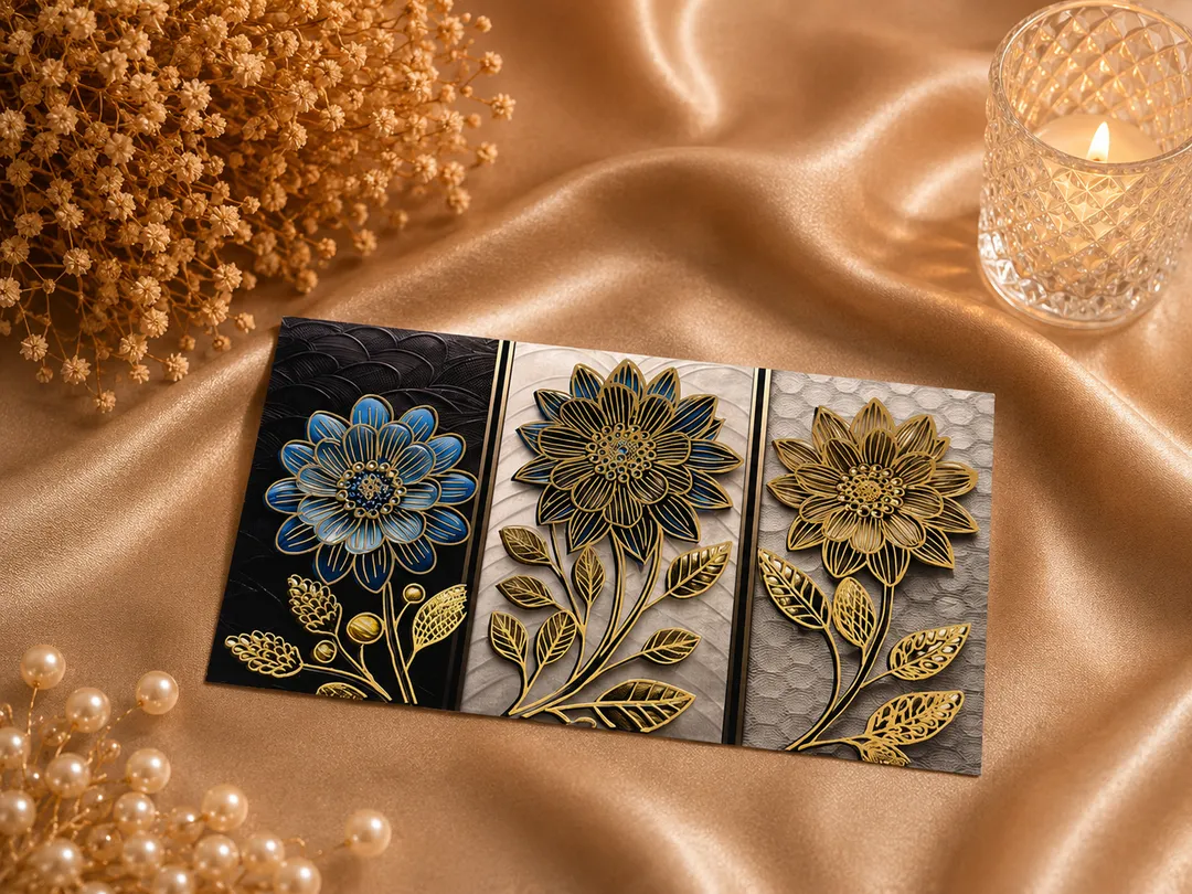 Royal Floral Envelope (Pack Of 10)