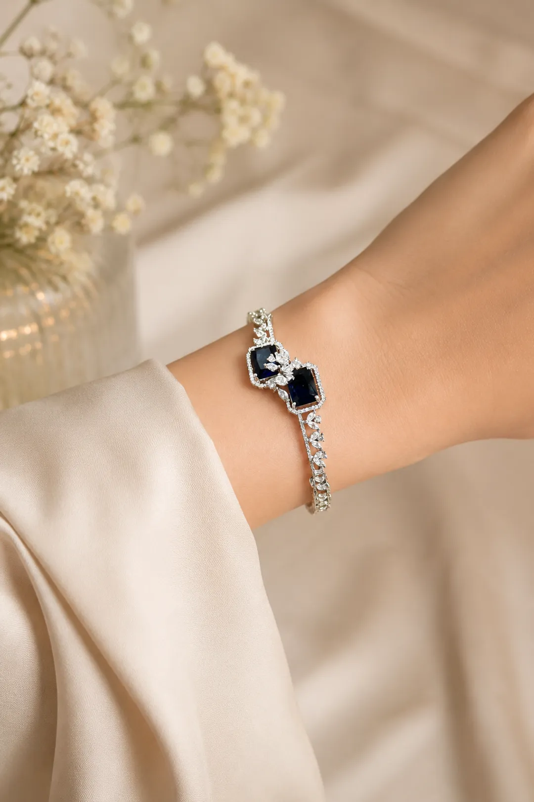 Sapphire Vine Bracelet