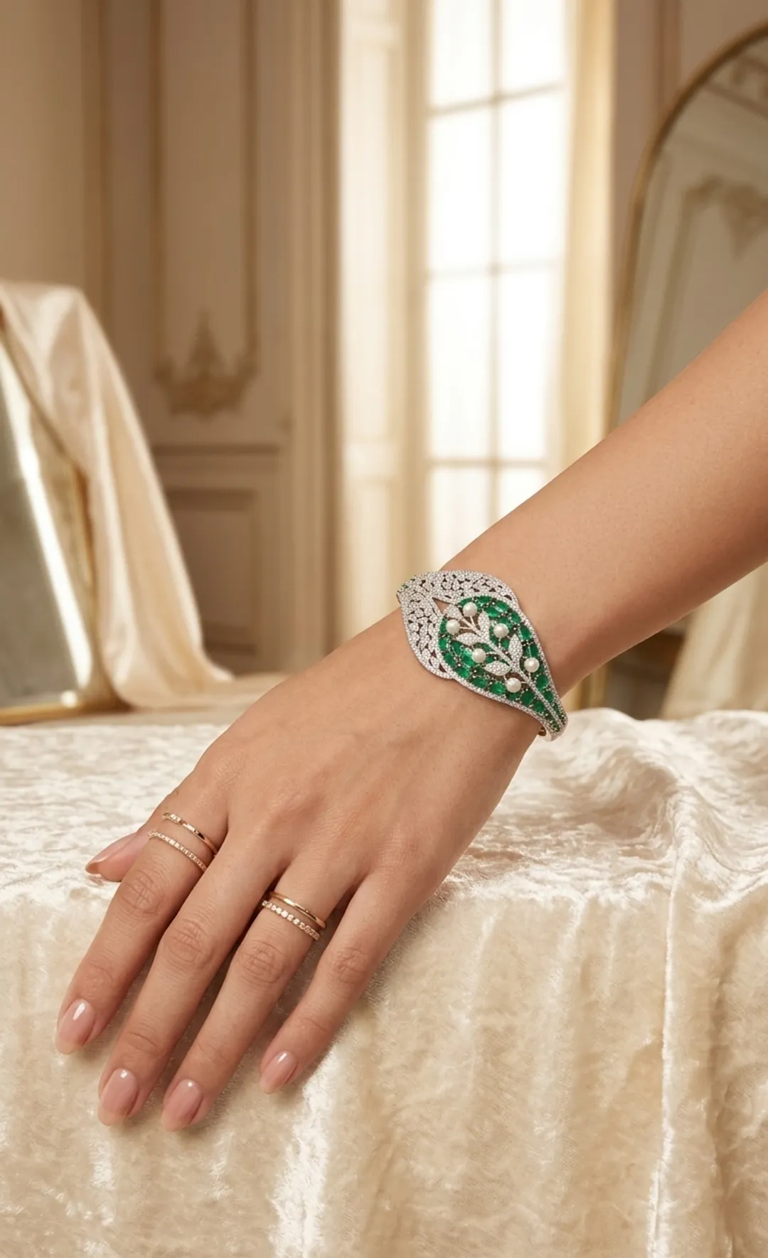 Nature Bloom Pearl Bracelet