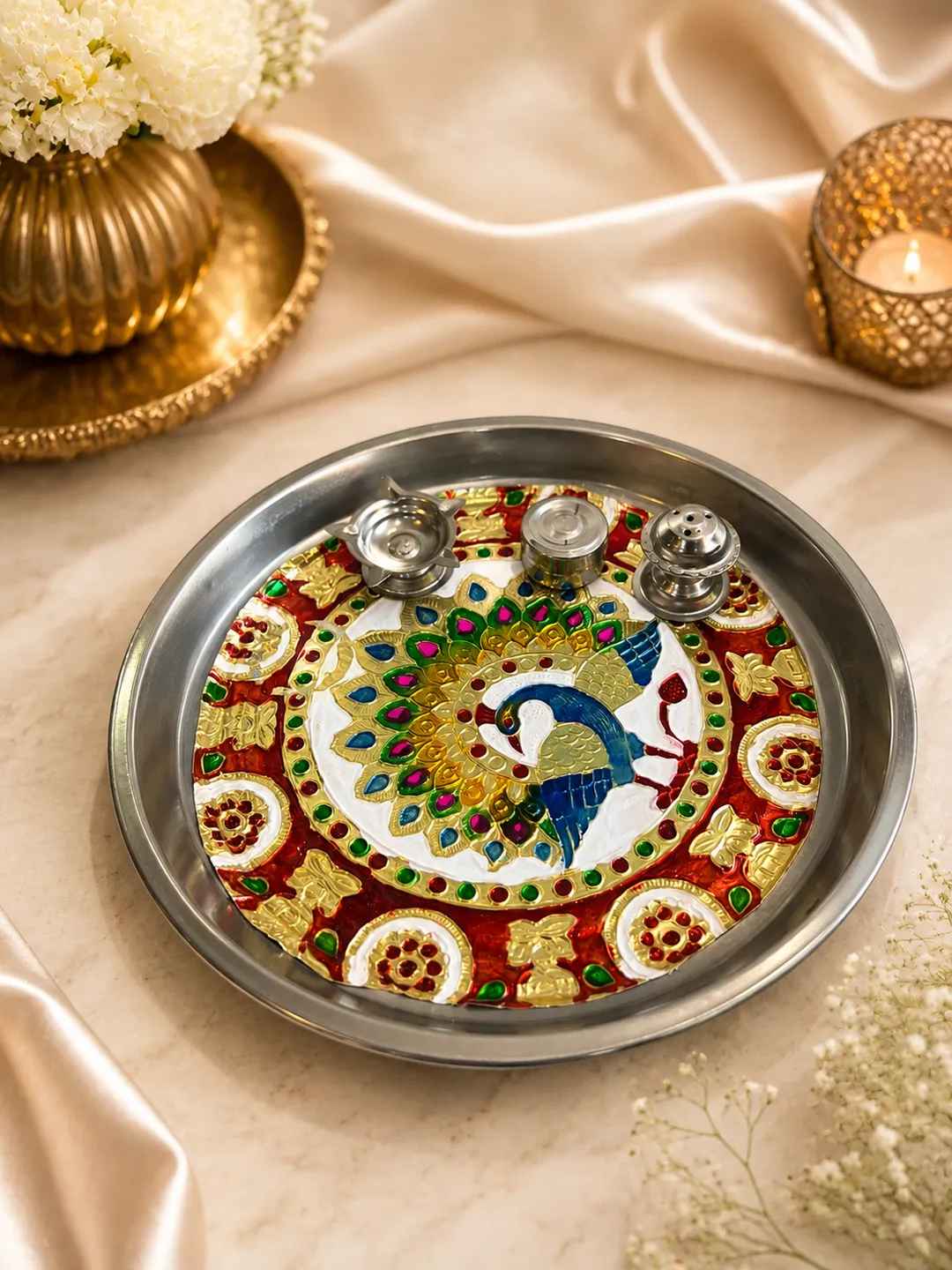 Peacock Ritual Plate