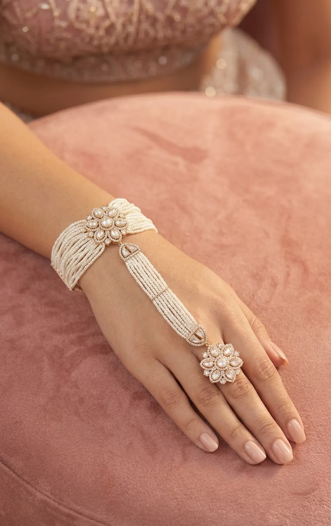 Ivory Blossom Hathphool