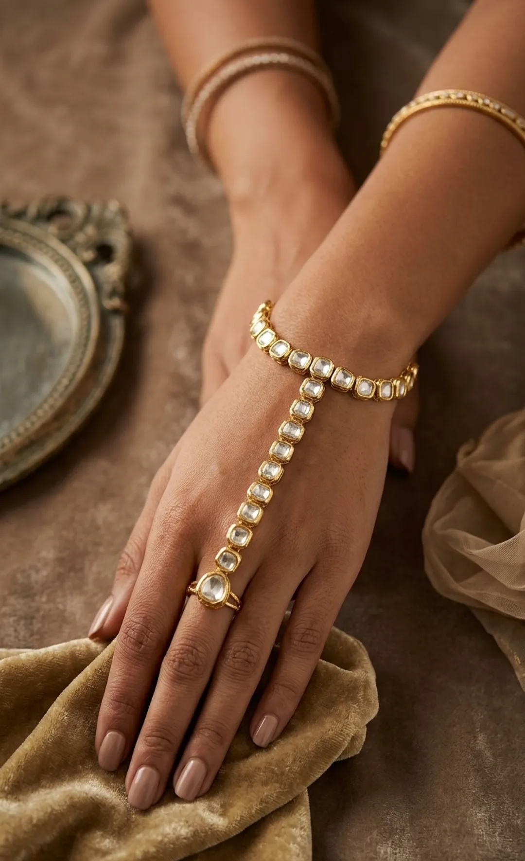Maharani Kundan Handpiece