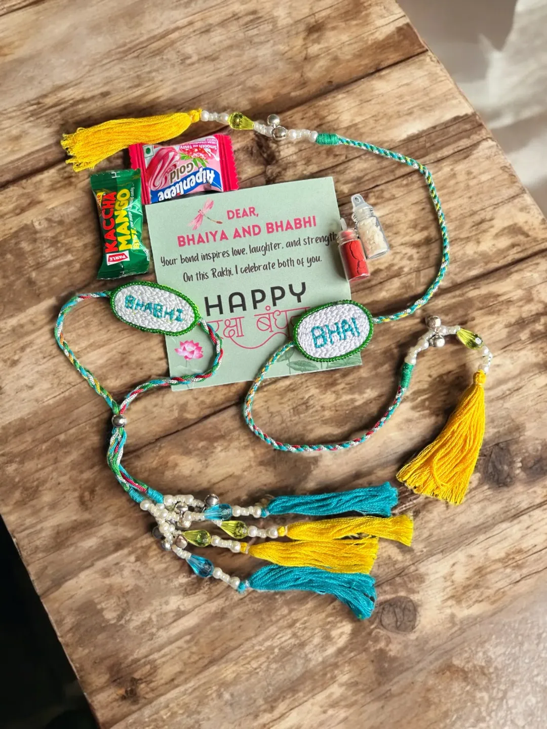 Bhaiya Bhabhi Rakhi Combo