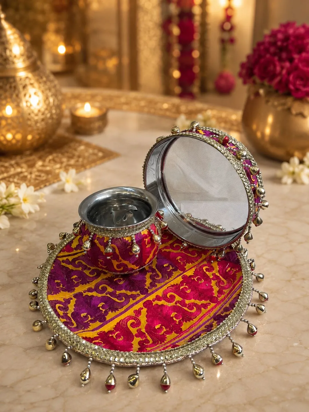 Auspicious Karwa Puja Set