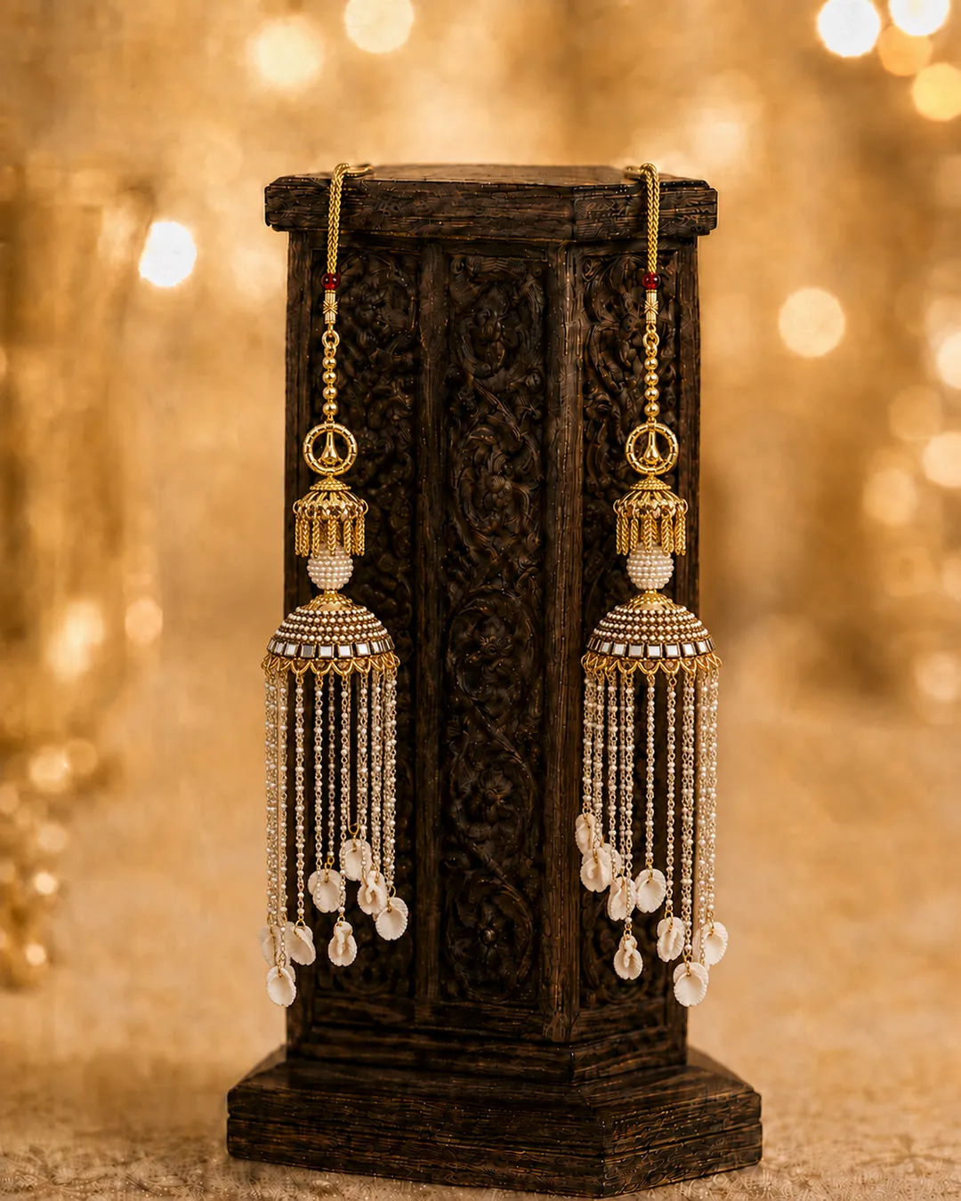 Shell Pearl Bridal Kaleeras